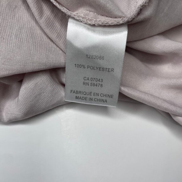 RACHEL Rachel Roy Lavender Tie Collar Shirred Cuff Peasant Blouse Shirt Top XS - Picture 10 of 10